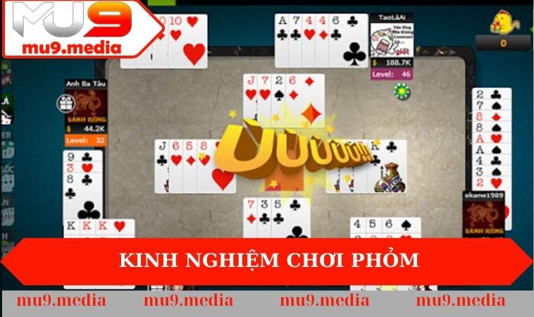 Kinh nghiệm chơi trong cách chơi phỏm
