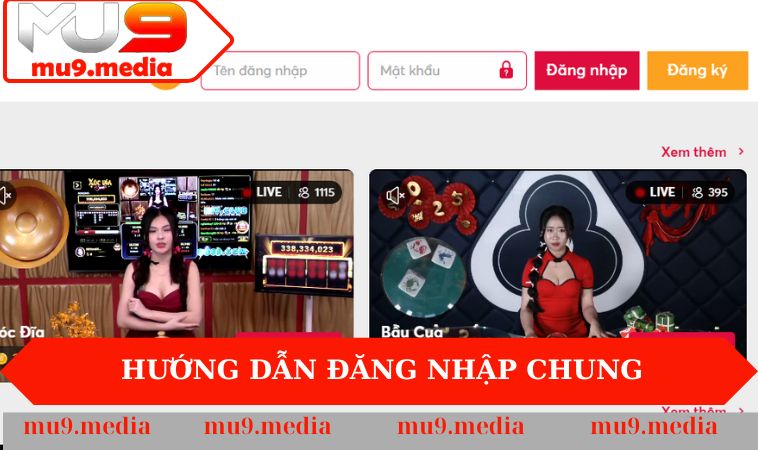 Hướng dẫn đăng nhập theo quy chuẩn thống nhất chung